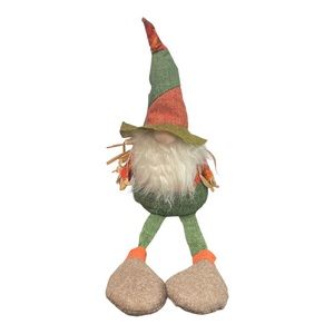 Fall Harvest Scarecrow Plush Gnome